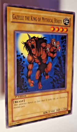 Yu-Gi-Oh! Gazelle the King of Mythical Beasts MRD-124 Metal Raiders 1st ed. NM - Image 2
