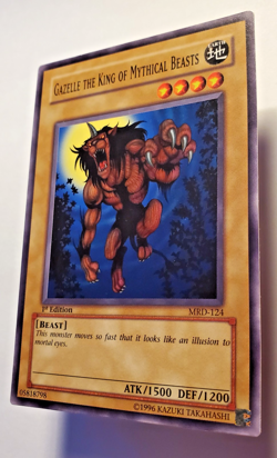 Yu-Gi-Oh! Gazelle the King of Mythical Beasts MRD-124 Metal Raiders 1st ed. NM - Image 3