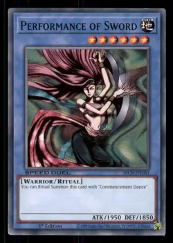 Yugioh Performance of Sword #SBCB-EN183 Speed Duel: Battle City Box LP - Image 1