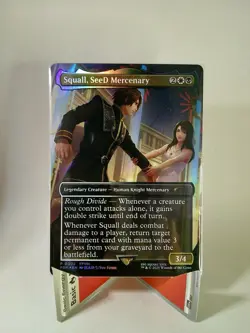 Squall, SeeD Mercenary P 0002 Rare - PROMO - MTG - NM FOIL - Final Fantasy - Image 1