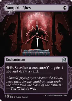 Vampiric Rites [Wilds of Eldraine: Enchanting Tales] Foil Near Mint - Image 1