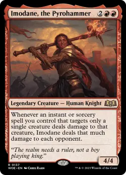 Imodane, the Pyrohammer [Wilds of Eldraine] Foil Near Mint - Image 1