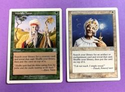 MTG Classic Sixth Edition #269 Worldly Tutor & #19 Enlightened Tutor : LP - NM - Image 1