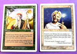MTG Classic Sixth Edition #269 Worldly Tutor & #19 Enlightened Tutor : LP - NM - Image 3