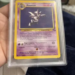 PSA 4 Haunter Fossil 6/62 Pokemon 1999 - Image 2