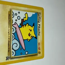 Pokemon TCG Surfing Pikachu WOTC Black Star Promo - Image 2