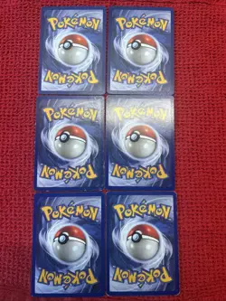 Pokemon 1st Edition Fossil Lot x6 - MP-HP - 1999 Vintage Set Bundle Collection - Image 2