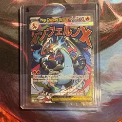 Pokemon Phantasmal Flames UPC Black Star Promo Mega Charizard X ex 023 Holo - Image 1