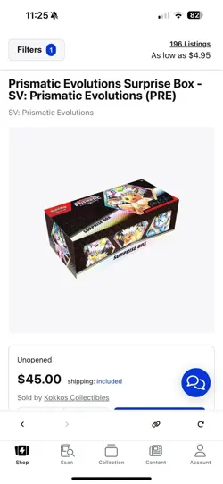 Pokemon TCG Prismatic Evolutions Surprise Box (Factory Sealed) - Image 4