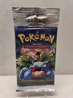 21.07 g Heavy Venusaur Pokemon WOTC Base Set Unlimited Booster Pack 1999 - Image 3