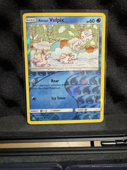 Pokemon TCG Alolan Vulpix Sm-Ultra Prism 30/156 Reverse Holo Common - Image 1