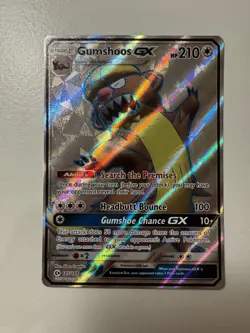 Gumshoos GX 145/149 -- Pokemon TCG Sun & Moon NM - Mint Holo Full Art Ultra Rare - Image 1