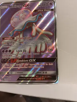 Pokemon TCG Nihilego GX Crimson Invasion 103/111 Holo Ultra Rare 2017 NM Fast Sh - Image 3