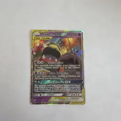 Pokemon TCG Muk & Alolan Muk GX 61/214 Ultra Rare Holo - SM Unbroken Bonds - NM - Image 1