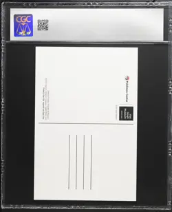 2023 CGC 9 Graded Pokemon Pikachu With Grey Felt Hat Pokemon Center Postcard - Image 2