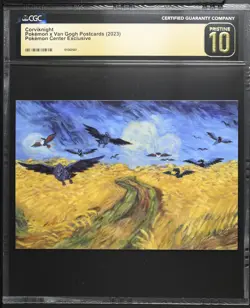 2023 CGC 10 Graded Pokemon Corviknight Pokemon Center PRISTINE Postcard - Image 1