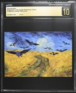 2023 CGC 10 Graded Pokemon Corviknight Pokemon Center PRISTINE Postcard - Image 1
