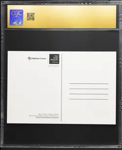 2023 CGC 10 Graded Pokemon Corviknight Pokemon Center PRISTINE Postcard - Image 2