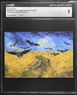 2023 CGC 9 Graded Pokemon Corviknight Pokemon Center Exclusive Postcard - Image 1
