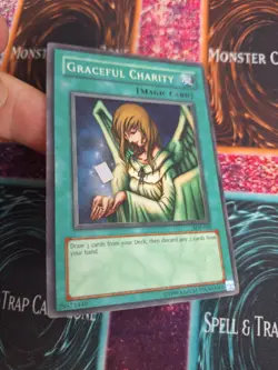 Yu-Gi-Oh! TCG Graceful Charity SDP-040 Super Rare Unlimited MP b2/ - Image 2