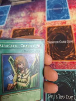 Yu-Gi-Oh! TCG Graceful Charity SDP-040 Super Rare Unlimited MP b2/ - Image 3