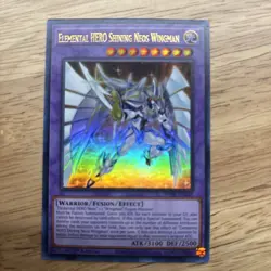 ELEMENTAL HERO SHINING NEOS WINGMAN * 1ST EDITION ULTRA RARE POTE-EN041 YUGIOH! - Image 2