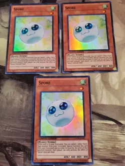 Yugioh - Spore GENF-ENSE2 NM Limited Super Rare x3 - Image 1