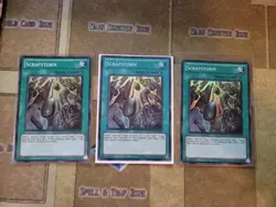 YUGIOH 3X SCRAPSTORM DREV-EN048 SUPER UNLIMITED ED NM - Image 1