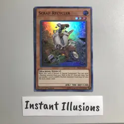 LP Scrap Recycler - FIGA-EN051 Super Rare 1st Edition YUGIOH Vintage - Image 1