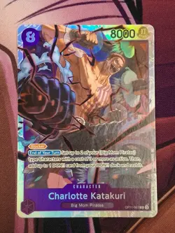 TCG One Piece: Charlotte Katakuri (067) OP11-067 A Fist of Divine Speed Foil - Image 1
