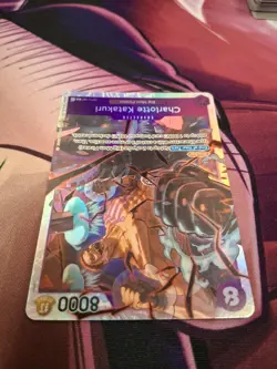 TCG One Piece: Charlotte Katakuri (067) OP11-067 A Fist of Divine Speed Foil - Image 3