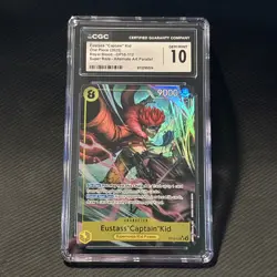 Eustass "Captain" Kid OP10-112 Alt Art | One Piece Royal Blood | CGC 10 GEM MT - Image 1