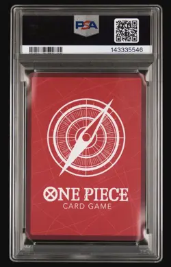 One Piece Monkey D Luffy OP01-003 Pre-Errata Alt Art Leader Card PSA 9 - Image 2