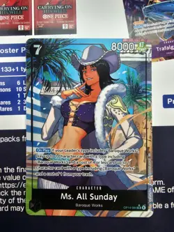 Ms. All Sunday OP14-084 Alt Art Super Rare One Piece Card English NM - Image 1
