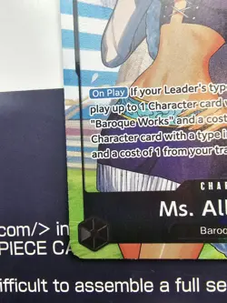 Ms. All Sunday OP14-084 Alt Art Super Rare One Piece Card English NM - Image 5