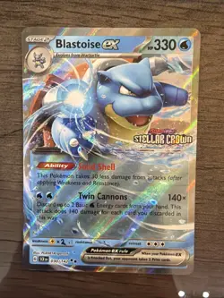 Blastoise ex (Stellar Crown Stamp) 030/142 Miscellaneous Cards & Products Holo - Image 1