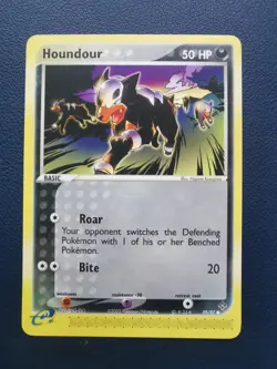 Pokemon Card Houndour 59/97 EX Dragon Common - Image 1