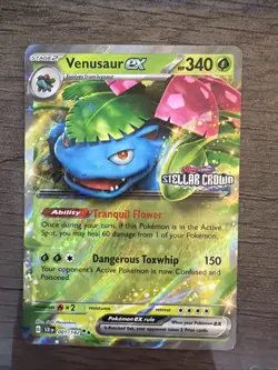 Venusaur ex (Stellar Crown Stamp) 001/142 Miscellaneous Cards & Products Holo - Image 1