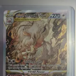 Pokemon Hisuian Zoroark VSTAR Holo 270 HP VSTAR Power Card English - Image 1