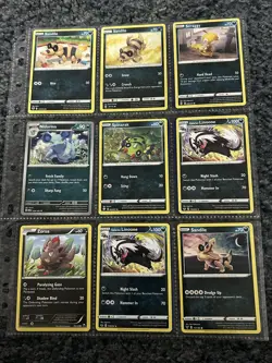 Pokemon TCG 18 Card Darkness Lot From Various Sets All Near Mint - Image 1