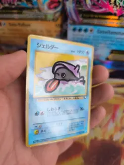 Pokemon Karte Card Vending expansion sheet glossy japanese Shellder Muschas NM+ - Image 4