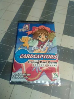 Rare!! Brand New Sealed Cardcaptors Trading Card Game First Edition BOOSTER Pack - Image 3