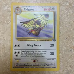 Pidgeot 24/64 Jungle Set LP Non-Holo WOTC 1999 Pokemon Card Unlimited - Image 1