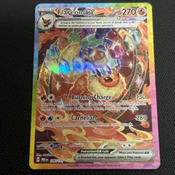 Pokemon Flareon ex 146/131 Prismatic Evolutions Special Illustration Rare NM/M! - Image 1