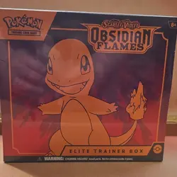 Pokemon TCG Scarlet & Violet Obsidian Flames Elite Trainer Box Charmander - Image 1