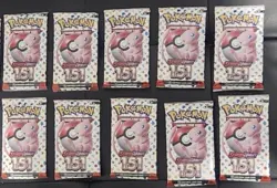 Lot of (10) Pokemon TCG Scarlet & Violet 151 Booster Packs - NEW/SEALED - Image 1