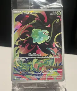 Bulbasaur - 133/132 - Stamped Promo - Mega Evolutions - Pokemon Card - SEALED - Image 1