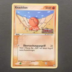 Pokemon TCG Karte - Knacklion 68/108 Holo EX Power Keepers Deutsch - Image 4