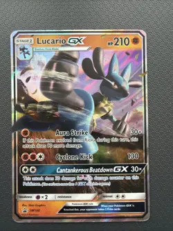 Lucario GX Promo SM100 (Pokemon TGC) MP - Image 1