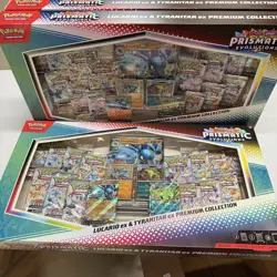 3 Pokemon TCG Lucario ex & Tyranitar ex Premium Collection Boxes Factory Sealed - Image 1